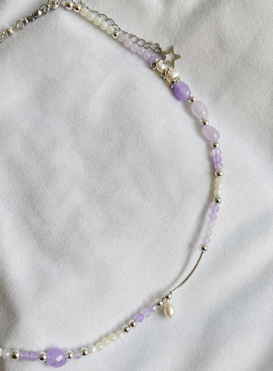 The lavender sunset Necklace