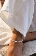 lavender sunset anklet
